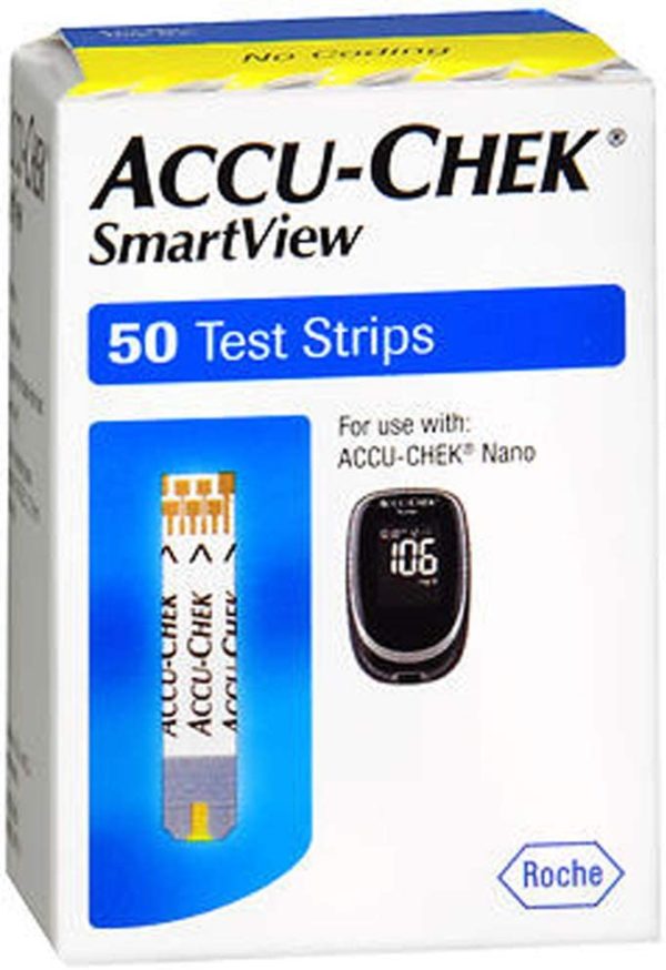 ACCU-CHEK SmartView Diabetic Test Strips 50 count