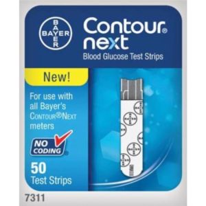 Bayer Contour Next 7311 Retail – 50 CT Diabetic Test Strips