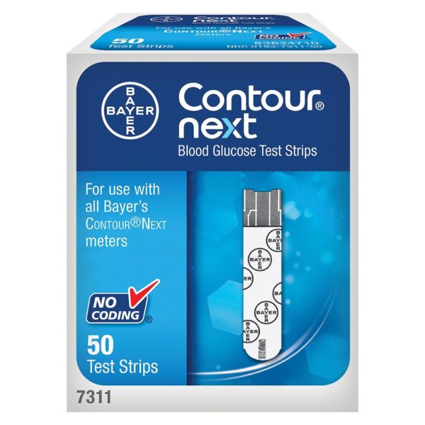 Bayer Contour Next 7311 Retail – 50 CT Diabetic Test Strips