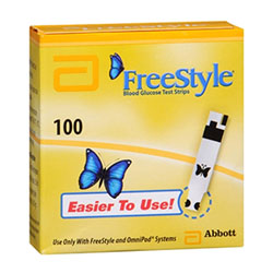 Freestyle - 100 CT Diabetic Test Strips