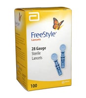 Freestyle 100 count diabetic lancets