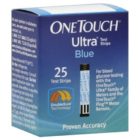 OneTouch Ultra Blue Blood Glucose Test Strips, 25 Ct