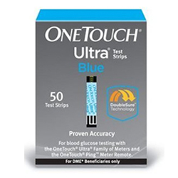 OneTouch Ultra Blue DME - 50 CT Diabetic Test Strips