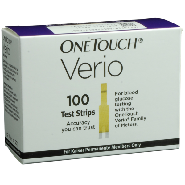 OneTouch Verio Not for Retail White Box - 100 CT Diabetic Test Strips